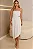 VESTIDO FABRICIA MIDI COM ALÇA E DETALHE METAL - OFF WHITE - Imagem 1