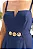 VESTIDO BRENDA DECOTE V DETELHE METAL - AZUL MARINHO - Imagem 2