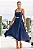 VESTIDO BRENDA DECOTE V DETELHE METAL - AZUL MARINHO - Imagem 4