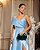 VESTIDO DE FESTA SIENA T.Q.C. ZIBELINE GLOW - AZUL SERENITY - Imagem 2