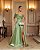 VESTIDO DE FESTA SIENA T.Q.C. ZIBELINE GLOW - VERDE OLIVA - Imagem 2