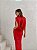 VESTIDO LONGO JERSEY DRAPEADO - VERMELHO - Imagem 5