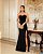 VESTIDO DE FESTA RAFAELA CREPE PARIS - PRETO - Imagem 1