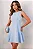 VESTIDO GREICE EVASE COM PREGAS E ZIPER - AZUL - Imagem 7