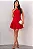VESTIDO GREICE EVASE COM PREGAS E ZIPER - VERMELHO - Imagem 4