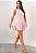 VESTIDO GREICE EVASE COM PREGAS E ZIPER - ROSA - Imagem 1