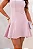 VESTIDO GREICE EVASE COM PREGAS E ZIPER - ROSA - Imagem 2