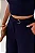 CONJUNTO TÃNIA CROPPED E CALÇA C/DETALHE METAL - AZUL MARINHO - Imagem 4
