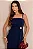 VESTIDO FABRICIA MIDI COM ALÇA E DETALHE METAL - AZUL MARINHO - Imagem 3