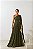 VESTIDO DE FESTA HELENA LONGO RENDA - VERDE OLIVA - Imagem 1
