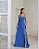 VESTIDO DE FESTA DELFOS LONGO FENDA - AZUL - Imagem 1