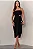 VESTIDO FABRICIA MIDI COM ALÇA E DETALHE METAL - PRETO - Imagem 6