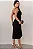 VESTIDO FABRICIA MIDI COM ALÇA E DETALHE METAL - PRETO - Imagem 8