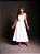 VESTIDO PLISSADO CINTO GLAMOUUR - OFF WHITE - Imagem 1