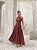 VESTIDO LONGUETE EVASÊ - MARSALA - Imagem 1