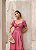VESTIDO FESTA COM MANGA CINTURA PREGAS - ROSA SECO - Imagem 2