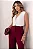 BLUSA CIBELE CREPE C/ DETALHE GUIPIR - OFF WHITE - Imagem 1