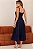 VESTIDO MILENA MIDI DETALHE PESPONTO - AZUL MARINHO - Imagem 9