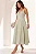VESTIDO MILENA MIDI DETALHE PESPONTO - VERDE - Imagem 3