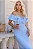 VESTIDO ROSELENE MIDI COM BABADO GOLA - AZUL - Imagem 5