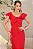 VESTIDO ROSELENE MIDI COM BABADO GOLA - VERMELHO - Imagem 2