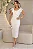 VESTIDO ROSELENE MIDI COM BABADO GOLA - OFF WHITE - Imagem 4