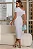 VESTIDO ELISANGÊLA OMBRO A OMBRO FRANZIDO - BRANCO - Imagem 3