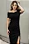 VESTIDO ELISANGÊLA OMBRO A OMBRO FRANZIDO - PRETO - Imagem 4