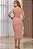 VESTIDO ELISANGÊLA OMBRO A OMBRO FRANZIDO - ROSÉ - Imagem 5
