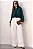 CAMISA AGHATA CREPE COM BABADO - VERDE - Imagem 5