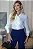 CAMISA AGHATA CREPE COM BABADO - OFF WHITE - Imagem 1