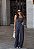 CONJUNTO IEDA PANTALONA E CROPPED RISCA DE GIZ - AZUL - Imagem 1