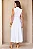 VESTIDO ROSE MIDI ABERTO COM BOTÕES E FAIXA - BRANCO - Imagem 4