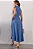 VESTIDO ROSE MIDI ABERTO COM BOTÕES E FAIXA - AZUL - Imagem 4