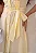 VESTIDO ROSE MIDI ABERTO COM BOTÕES E FAIXA - AMARELO - Imagem 6
