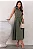 VESTIDO ROSE MIDI ABERTO COM BOTÕES E FAIXA - VERDE - Imagem 5