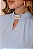 BLUSA CLEIDE COM DETALHE METAL GOLA - AZUL - Imagem 4
