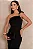 VESTIDO ANGELINA MIDI UM OMBRO COM DETALHE METAL - PRETO - Imagem 3
