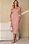 VESTIDO ANGELINA MIDI UM OMBRO COM DETALHE METAL - ROSÉ - Imagem 1