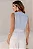BLUSA DORA CREPE DETALHE BOTÃO OMBRO - AZUL - Imagem 5