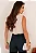 BLUSA DORA CREPE DETALHE BOTÃO OMBRO - BEGE - Imagem 5