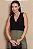BLUSA DORA CREPE DETALHE BOTÃO OMBRO - PRETO - Imagem 1
