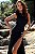 VESTIDO DE FESTA SUNSHINE UM OMBRO DETALHE FLOR - PRETO - Imagem 2