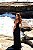 VESTIDO DE FESTA SUNSHINE UM OMBRO DETALHE FLOR - PRETO - Imagem 5