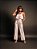 CONJUNTO ALFAIATARIA CROPPED BABADO GLAMOUR - AREIA - Imagem 1