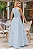VESTIDO ELIZA LONGO MILANO - AZUL CLARO - Imagem 3