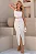 CONJUNTO NÚBIA SAIA MIDI E CROPPED DETALHE BOTÕES - OFF WHITE - Imagem 1