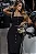 CONJUNTO NÚBIA SAIA MIDI E CROPPED DETALHE BOTÕES - PRETO - Imagem 2