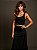 CONJUNTO BLUSA E SAIA LONGA ACETINADA BEYOND - PRETO - Imagem 1