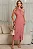 VESTIDO RAYANE MIDI COM FENDA NA FRENTE - ROSA - Imagem 1